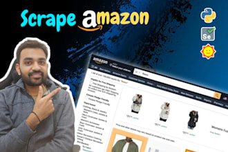 scrape data of amazon website