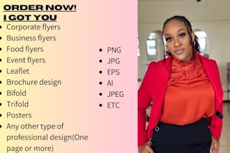 do your brochures and posters