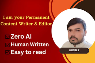 do ai content editing and provide zero ai detection blogs