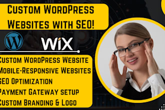 design wordpress website on ionos siteground bluehost hostinger godaddy or wix