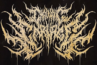 design a logo for your power, folk, or symphonic metal band