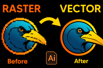 do expert vector tracing or redraw your logo, icon and image
