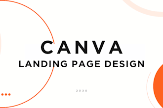 design canva landing page, duda website, showit website