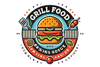 do bbq, restaurant, food, grill, vegan logo design