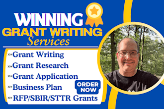 grant research, grant proposal, grant writing, business plan, grant application