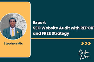 create SEO audit report website audit website page  page speed optimization