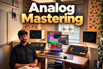 professionally master your song with analog gear