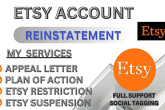 do etsy reinstatement etsy restriction etsy suspension etsy reopen appeal letter