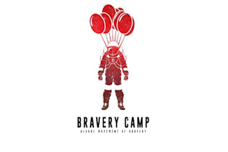 create conversation starting inspires bravery logo design