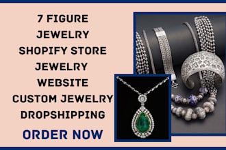 build jewelry store jewelry website fashion shopify jewelry dropshipping store