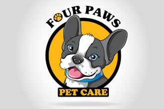 design looking great pet care company logo