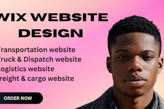 do transportation truck dispatch freight cargo  logistics wix website design