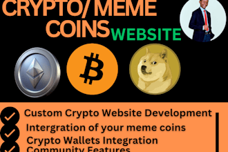 create a responsive website for your crypto coins launch
