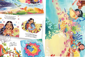 illustrate children story book illustration, children story, book illustration