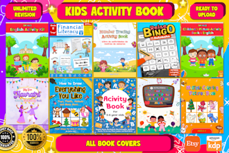 design amazon KDP book cover, KDP low content book cover