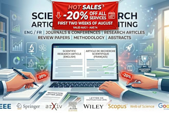 write a scientific reseach article in english or french
