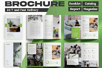 design a brochure, product booklet, or catalog to elevate your brand