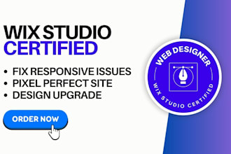 fix responsive issue of wix studio and upgrade design