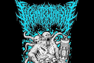 design your black, slamming, brutal, death metal band logo