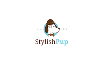 make remarkable artwork dog fashion brand logo