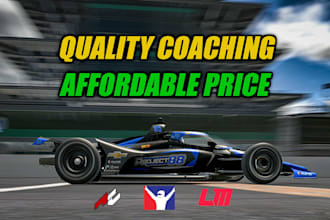 be your sim racing coach for iracing, le mans ultimate, assetto corsa