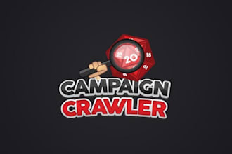 make professional game campaign crawler logo