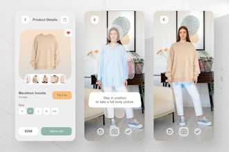 do ar app, 3d lidar scanner, virtual try on, indoor navigation, virtual store