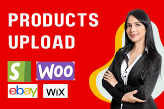 upload products or add products to shopify woocommerce wix opencart etsy store