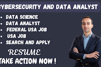 hunt and apply for USA cybersecurity, data science, data analyst and federal job