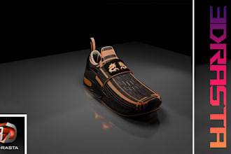 do 3d modelling of automobile, technology and product