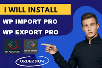 install wp all import pro and wp all export pro with lifetime updates