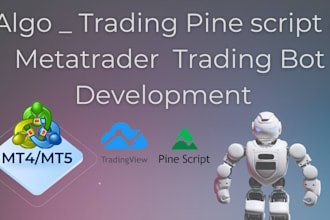 create automation algorithmi trading bot and strategy for tradingview pinescript