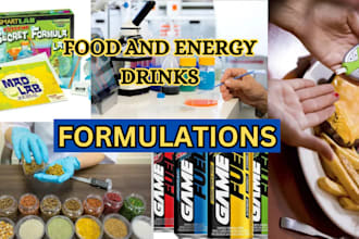 develop food and energy drinks formulation