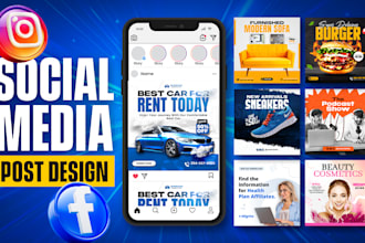 create professional facebook, instagram post and ads design