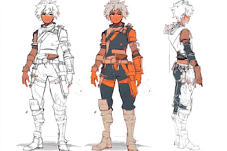 draw you a portrait, concept art, oc, anime art for you