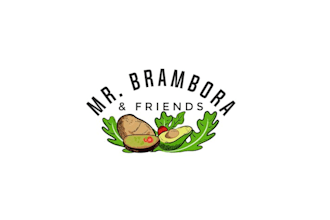 do new bistro logo for healthy potato and else vintage style