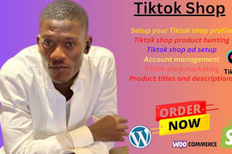 setup your tiktok shop and affiliate marketing, tiktok ads