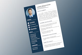 create a professional resume to boost your career CV design
