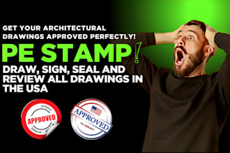 do all USA architectural drawings, adu, pe stamp, mep and review for city permit