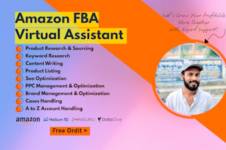 be your expert amazon fba virtual assistant