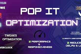 optimize and fix PC performance for gaming , streaming