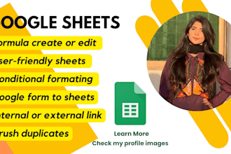 customize your google sheets with formulas, dashboard, tables and app script
