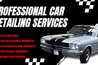 do auto detailing website car wash website car repair car rental website wix