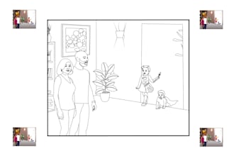 turn your photos into coloring book pages