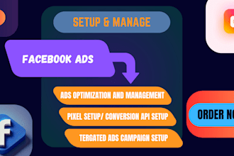 setup, manage, and optimize shopify facebook ads and instagram ads