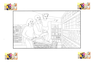 convert your image into coloring book pages manually