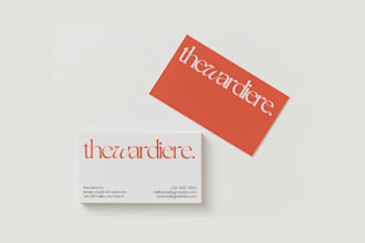 design a minimal and modern business card
