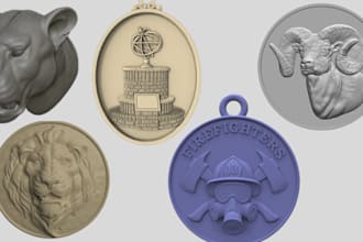 3d bas relief 3d laser engraving 3d coin model 3d jewelry cnc design 3d printing