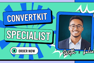 setup convertkit automation, convertkit landing page, kit email template beehiiv