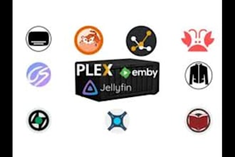 install and setup your jellyfin, plex media server, sonarr wizarr, emby radarr
